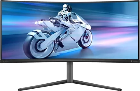 Philips Evnia 34" UWQHD 175Hz FreeSync Premium Pro QD-OLED Curved Gaming Monitor (2025)