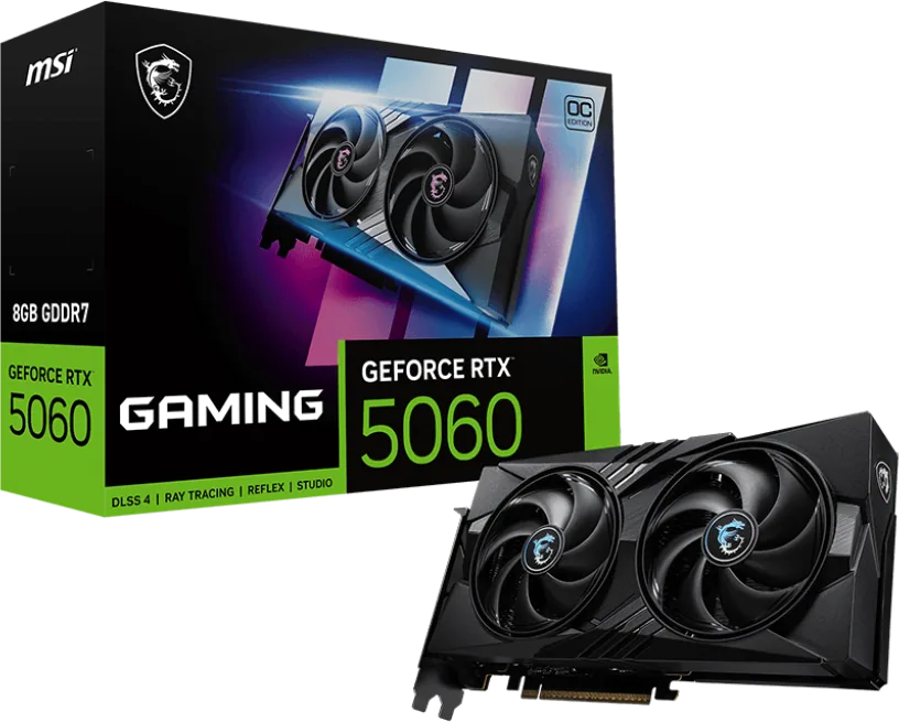 MSI GeForce RTX 5060 VENTUS 2X OC 8GB