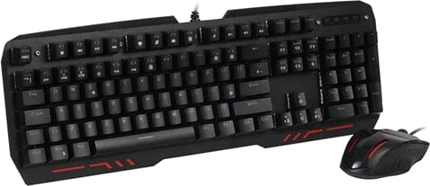 Xclio TEAMWOLF Z10 Mechanical RGB Gaming Keyboard Blue Switch and Mouse Combo Set