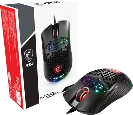 MSI M99 Pro Wired Black Optical RGB 4000DPI Gaming Mouse