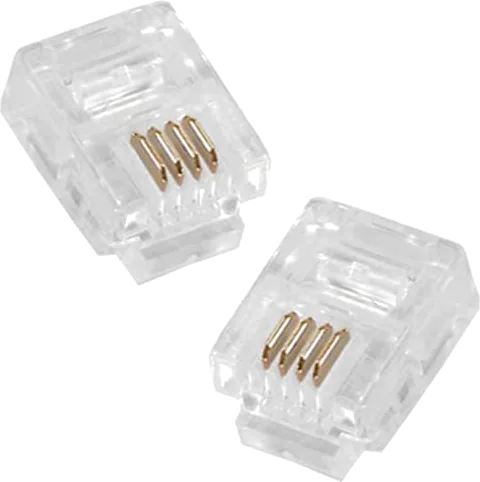 Scan UT-221 RJ11 4 Wire Male Plug