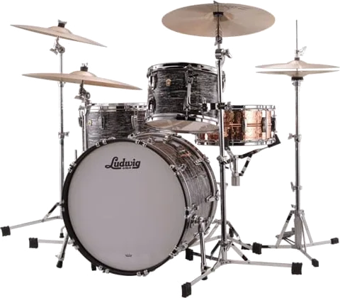 Ludwig Classic Maple FAB 3pc Shell Pack Vintage Oyster