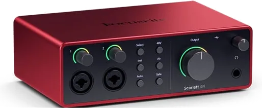 Focusrite Scarlett 4i4 4th Gen Audio Interface