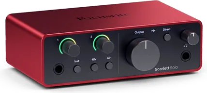 Focusrite Scarlett Solo 4th Gen Audio Interface