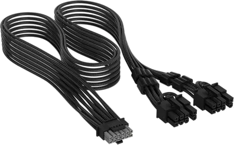 CORSAIR Elite Premium 12V-2x6 to 6+2-pin Power Supply Cable