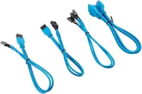CORSAIR Premium Braided Sleeved Front Panel Extension Kit