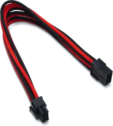 Xclio 6+2 Pin Braided PCIe Cable