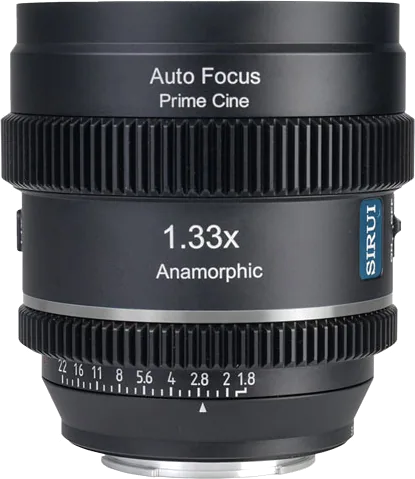 Sirui Autofocus T1.8 1.33x Anamorphic Lens Neutral Flare (E Mount)