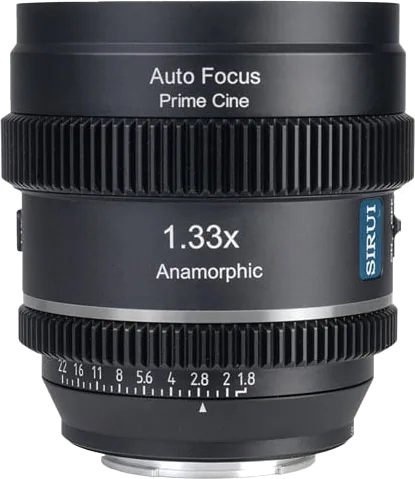 Sirui Autofocus T1.8 1.33x Anamorphic Lens Neutral Flare (M4/3 Mount)