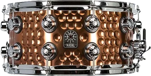 Natal Hand Hammered Steel Snare Drum