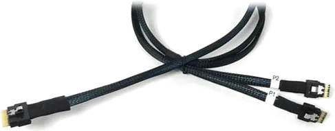 Micro SATA Cables SlimSAS 8i SFF-8654 to 2 X SlimSAS 4i Cable