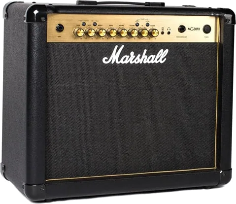 Marshall MG30GFX Black and gold Prog. Guitar Combo with Reverb & Digital Effects