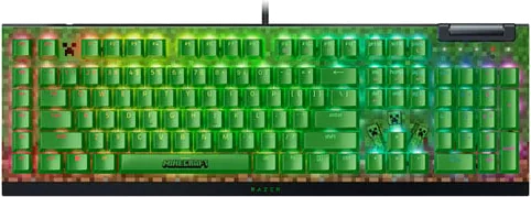 Razer BlackWidow V4 X Minecraft Edition US Green Switch Mechanical Gaming Keyboard