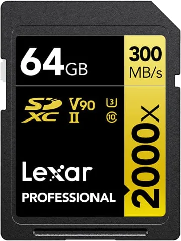 Lexar Professional 2000x SDHC UHS-II Card GOLD Series