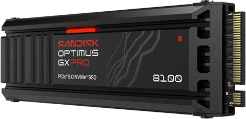 SANDISK OPTIMUS GX PRO 8100 M.2 (2280) PCIe Gen 5 NVMe 2.0 SSD