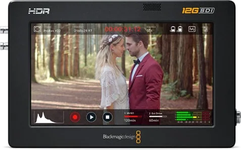 Blackmagic Design Video Assist 12G HDR Field Monitor-Recorder