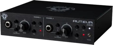 Black Lion Audio Auteur MKIII 2-Channel Microphone Preamplifier