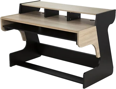 Zaor Miza 88 FLEX Workstation Desk (Black Oak)