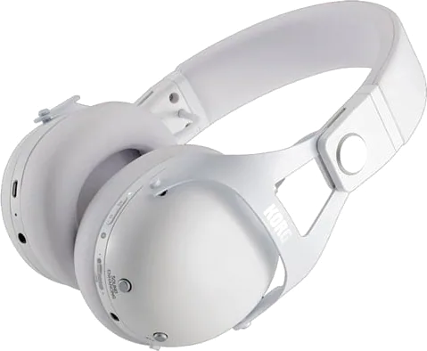 Korg NC-Q1 Active Noise Cancelling Wired/Wireless DJ Class Headphones White